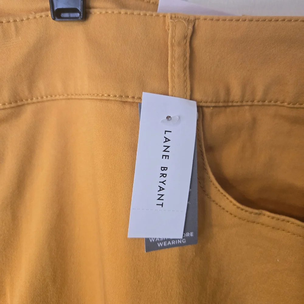 Lane Bryant Mustard Skinny Jeans - Picture 2 of 6